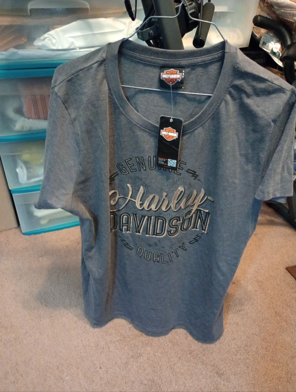 Harley-Davidson Men’s Gray Graphic T-Shirt